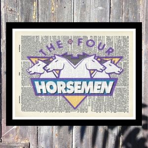 The Four Horsemen Vintage Dictionary Art 8x10
